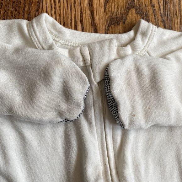 Cream Goumi viscose made from bamboo and organic cotton sleep&play footie, 3-6M - Picture 16 of 16